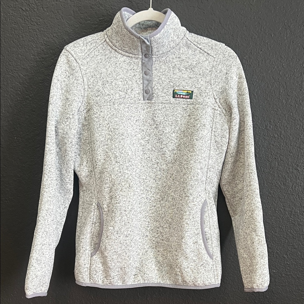 L.L. Bean Gray Women's Pullover Top